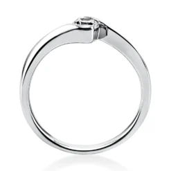 Solitär Ring Damenring aus 950 Platin mit Diamant Brillant 0,25 Ct.