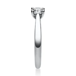 Solitär Ring Damenring aus 950 Platin mit Diamant Brillant 0,50 Ct.