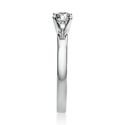 Solitär Ring Damenring aus 950 Platin mit Diamant Brillant 0,50 Ct.