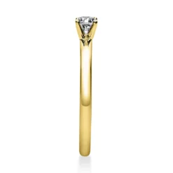 Solitär Ring Damenring 585 Gold Gelbgold Diamant Brillant 0,20 Ct. 4er-Krappe