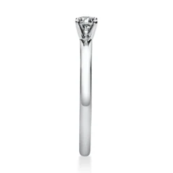 Solitär Ring Damenring 750 Gold Weißgold Diamant Brillant 0,20 Ct. 4er-Krappe