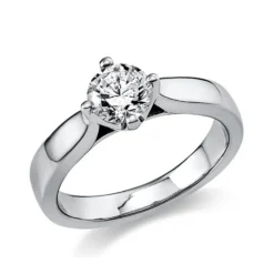 Solitär Ring Damenring 585 Gold Weißgold Diamant Brillant 0,70 Ct. 4er-Krappe
