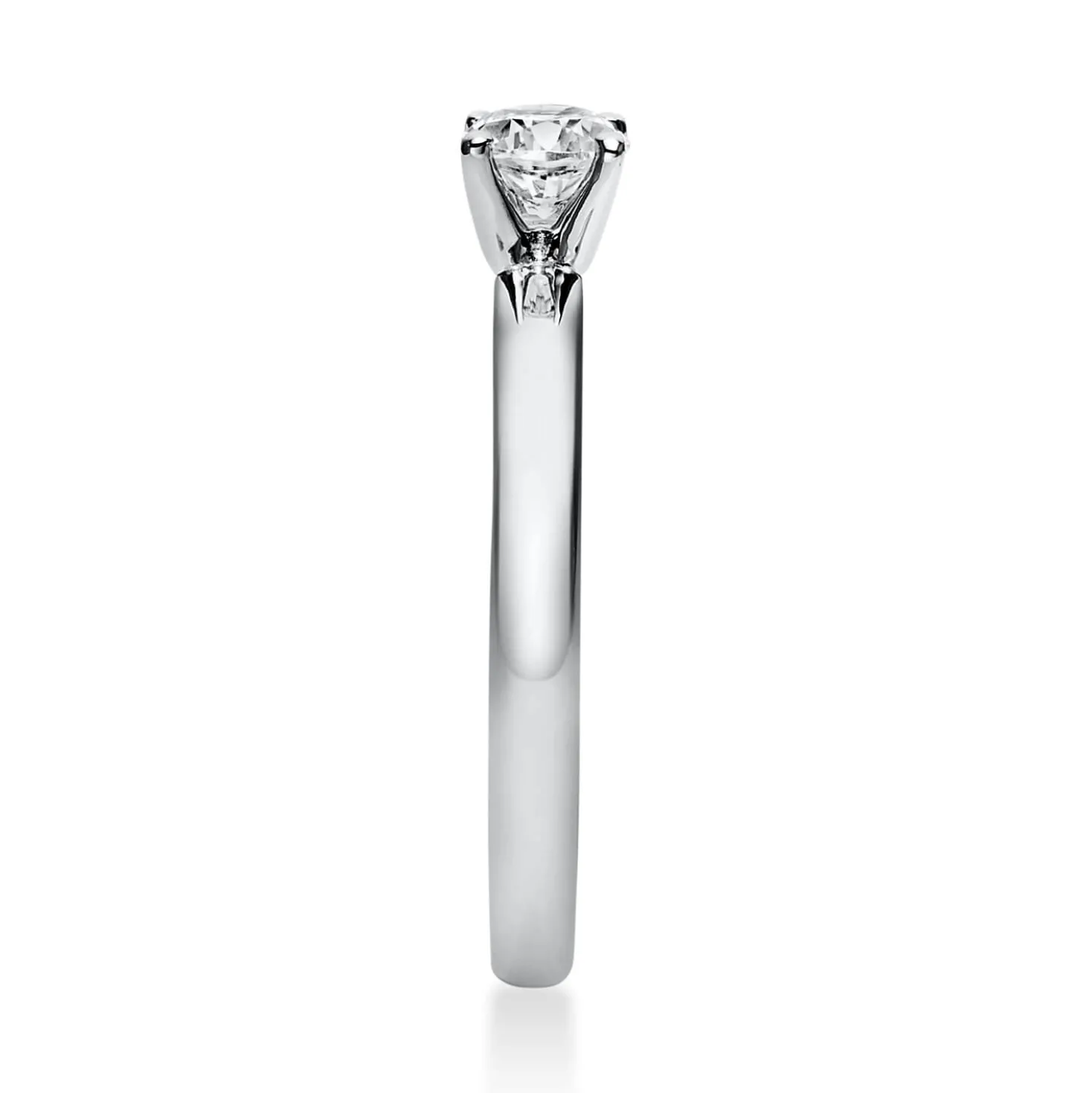 Solitär Ring Damenring 585 Gold Weißgold Diamant Brillant 0,40 Ct. 4er-Krappe