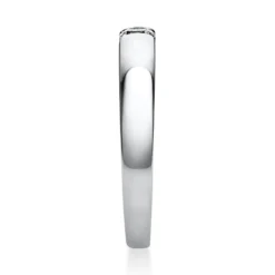 Solitär Ring Spannring aus 950 Platin mit Diamant Brillant 0,15 Ct.