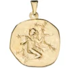 Sternzeichen Jungfrau - Anhänger 19,3x22,3mm aus 333 Gold Gelbgold Unisex
