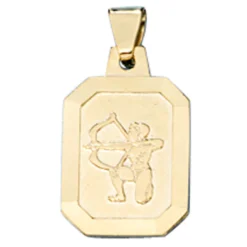 Sternzeichen Schütze - Goldanhänger Anhänger 9,2x14,7mm 333 Gold Unisex