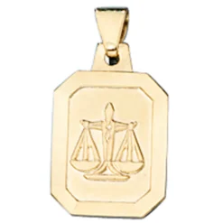 Sternzeichen Waage - Goldanhänger Anhänger 9,2x14,7mm 333 Gold Unisex